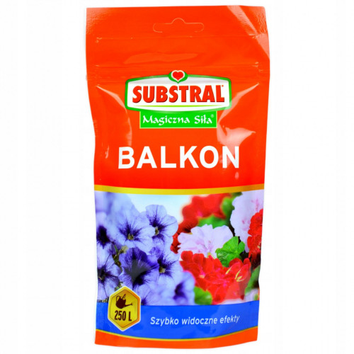 SUBSTRAL Nawóz do kwiatów balkonowych 250g 250 L